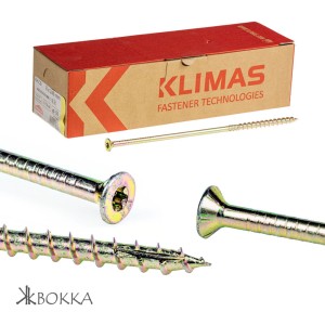 Wkręty ciesielskie Ø8 mm - łeb stożkowy - opak. 50 szt.